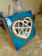 Load image into Gallery viewer, Turquoise Blue and Copper Mirror Mosaic