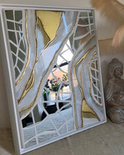 Load image into Gallery viewer, Silver grey with mirror mosaic