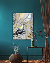 Load image into Gallery viewer, Silver grey with mirror mosaic