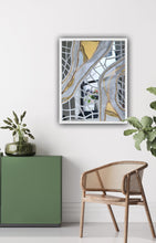 Load image into Gallery viewer, Silver grey with mirror mosaic