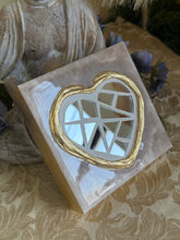 Load image into Gallery viewer, Resin Mirror Mosaic in Taupe and Gold