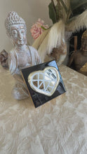 Load and play video in Gallery viewer, Black and Gold Resin Mosaic Heart