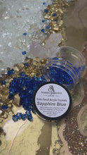 Load and play video in Gallery viewer, Sapphire Blue Acrylic Gems - extra small