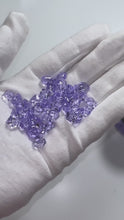 Load and play video in Gallery viewer, Pale Lavender Acrylic Gems - extra small