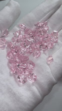 Load and play video in Gallery viewer, Pale Pink Acrylic Gems - extra small
