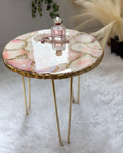 Load image into Gallery viewer, Pink Agate Side Table