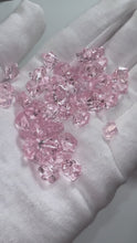 Load and play video in Gallery viewer, Pale Pink Acrylic Gems - extra small
